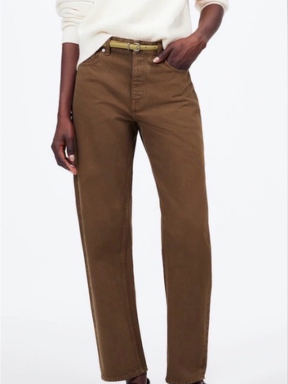 Madewell Darted Barrel-Leg Jeans